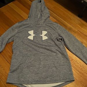 grey under armour hoodie